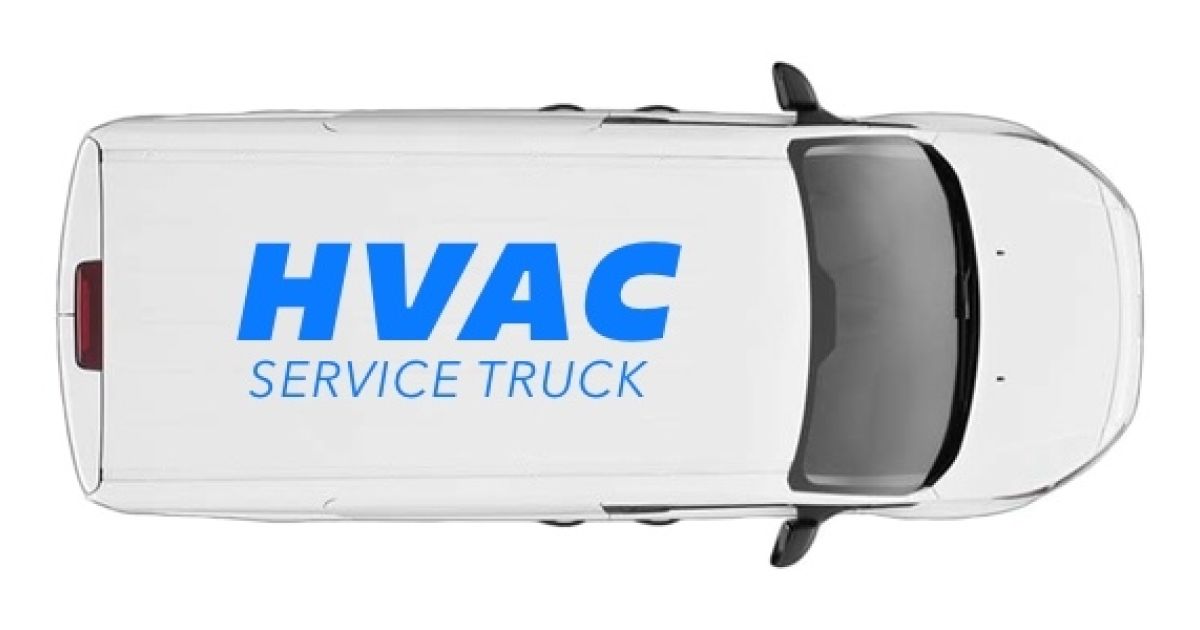 Inside An HVAC Service Truck