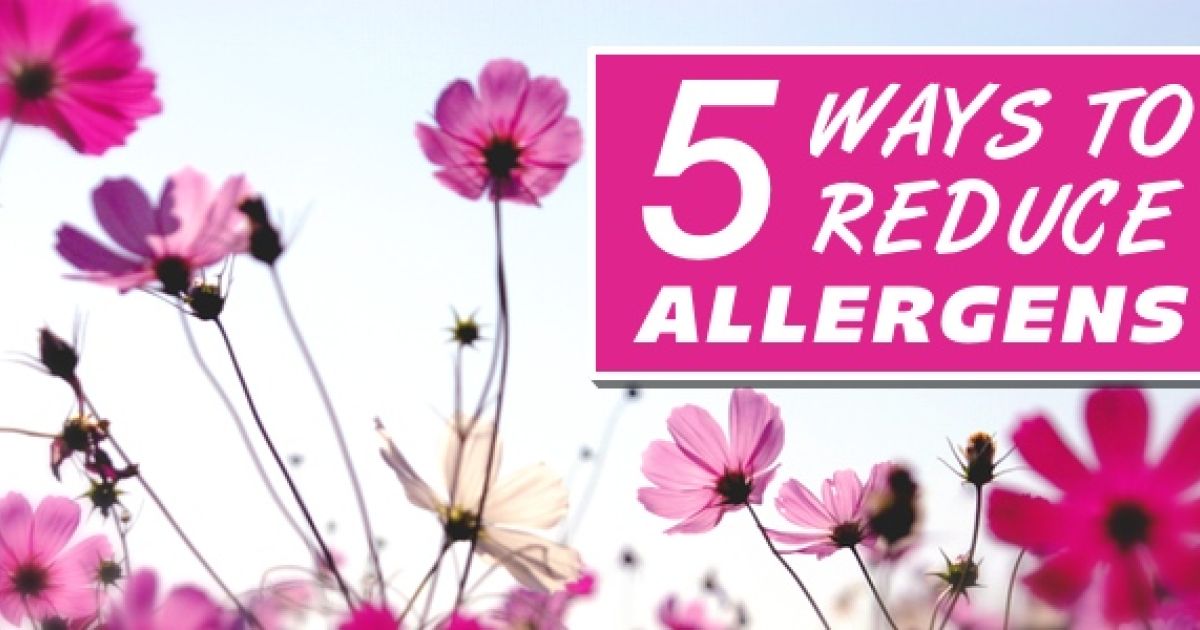 5 Ways To Reduce Allergens In Your Home